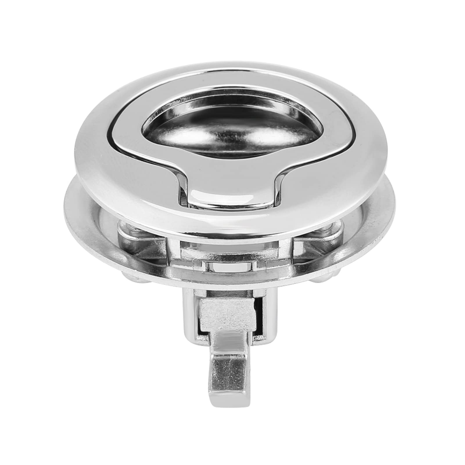 Loquet de trappe affleurant zinc accessoire quincaillerie bateau et camping-car