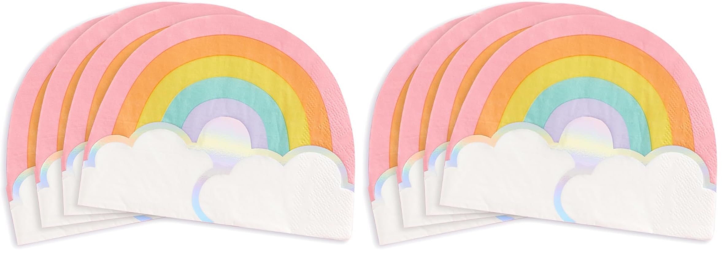 Rainbow Unicorn Napkins - 25 Pastel Party Decorations -7