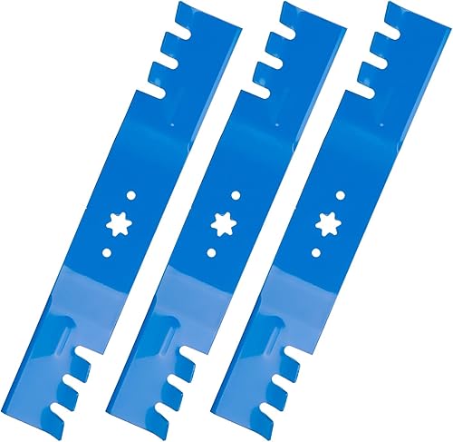 Cortacésped 942-0677B - Cuchilla de acolchado para MTD de 54 pulgadas Deck Cub Cadet RZT S54 742-0677 942-0677 Toro 112-0931, GT1054 GT2300 LGT1054