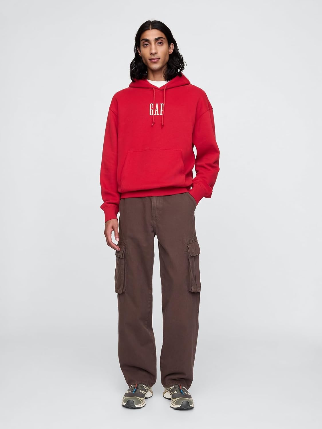 GAP mens Logo Corp Hoodie - Image 3