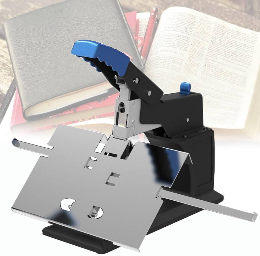 Cucitrice per brochure, cucitrice manuale da tavolo per ufficio, rilegatrice per libri, capacità 60 fogli