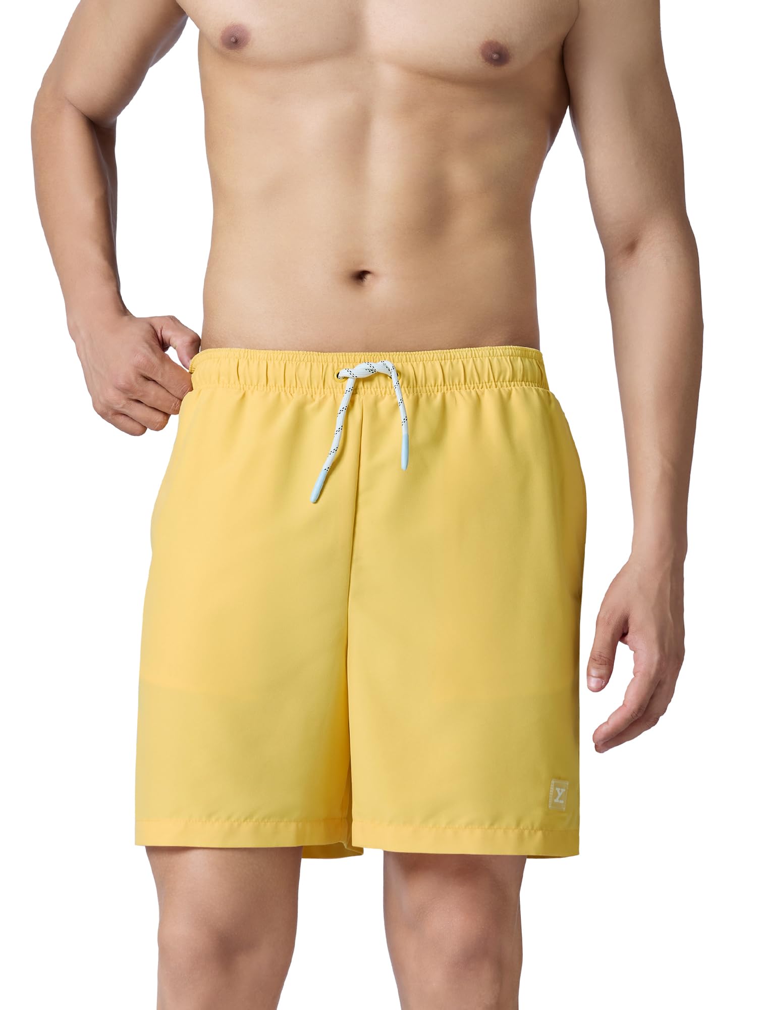 Buy XYXX Men Polyester Swimm Shorts, Regular Fit, Solid, Pack of 1