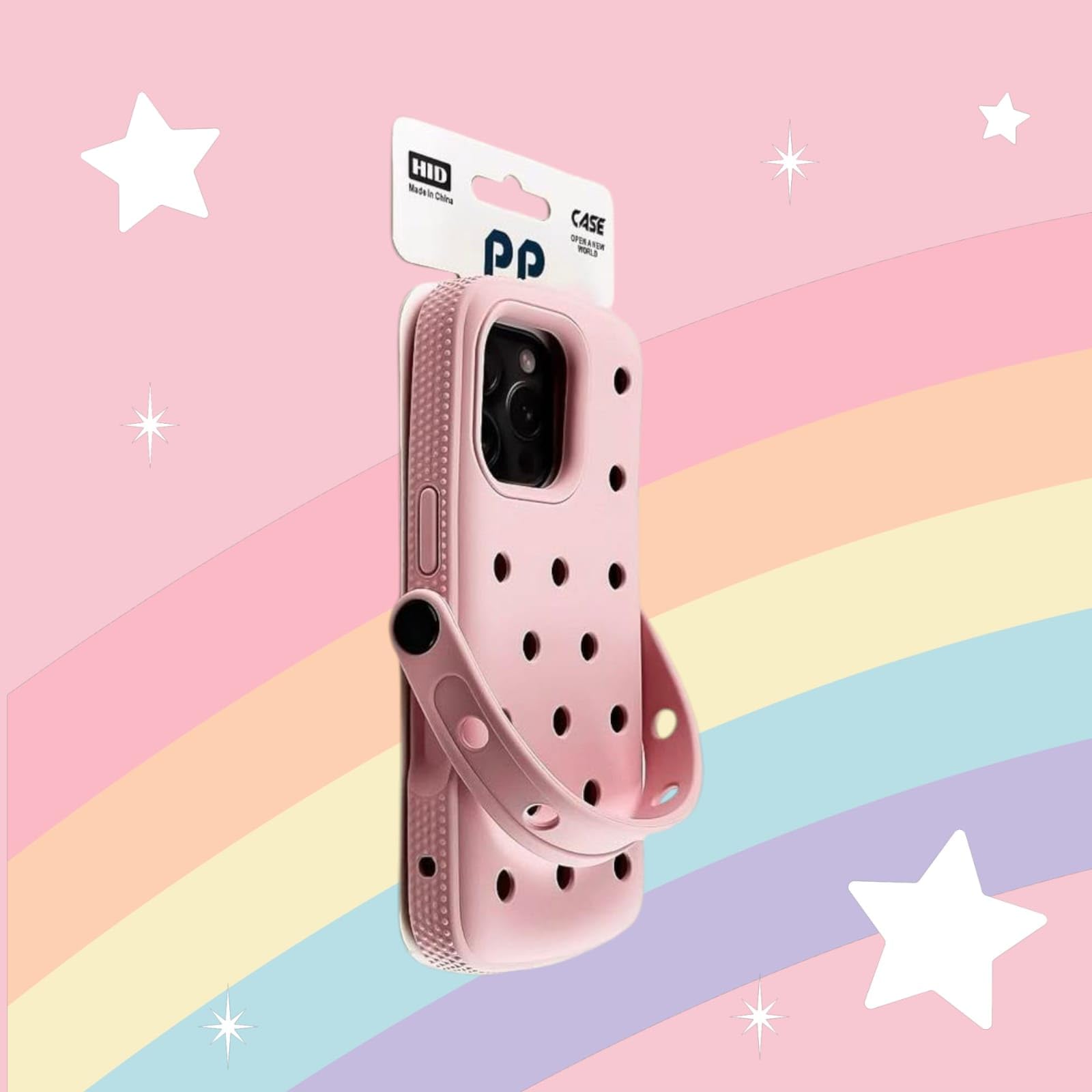Clothemyphone Compatible with Cute Crocs Style Silicone iPhone