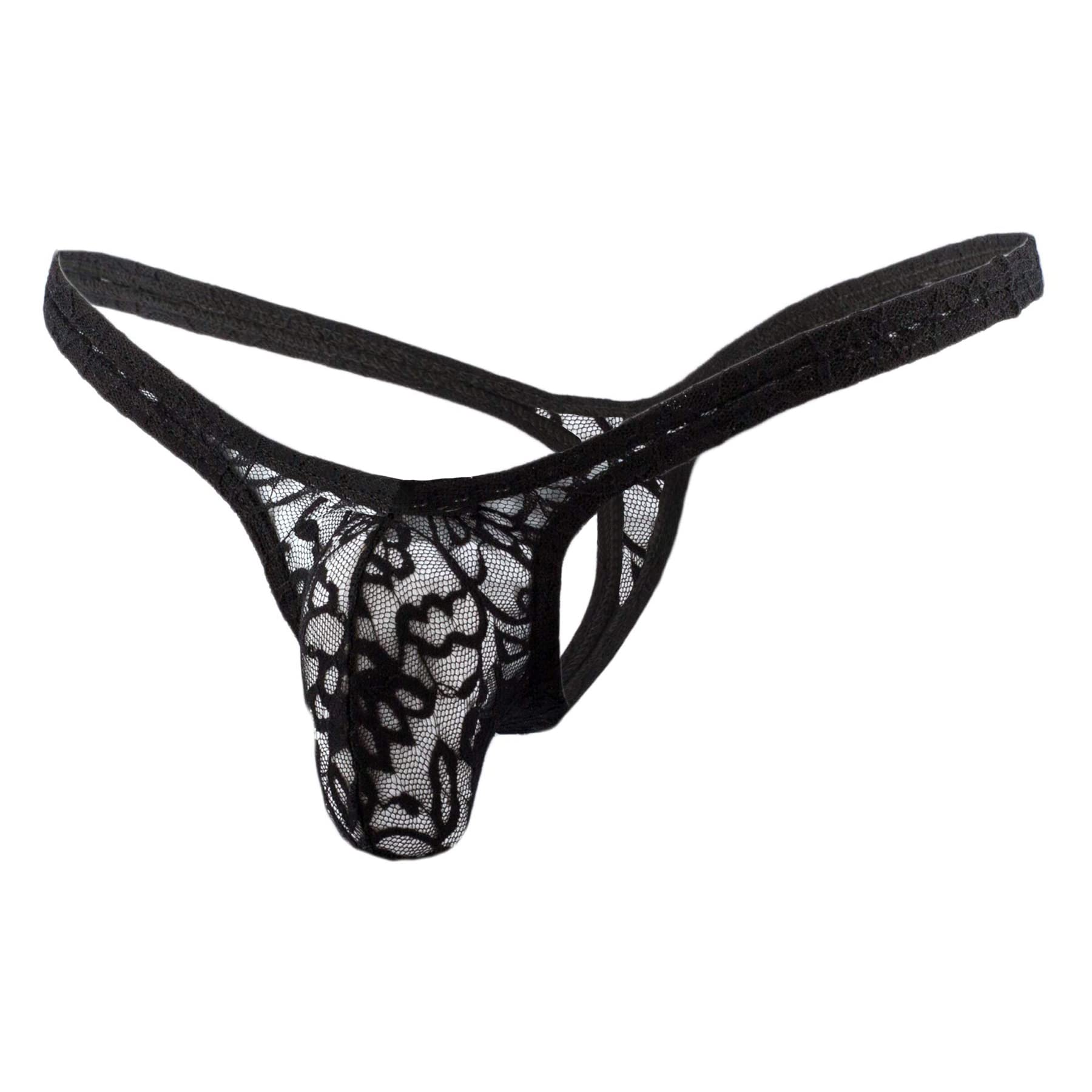 myza Men's Thong Underwear Power Net and Lace-picture-39