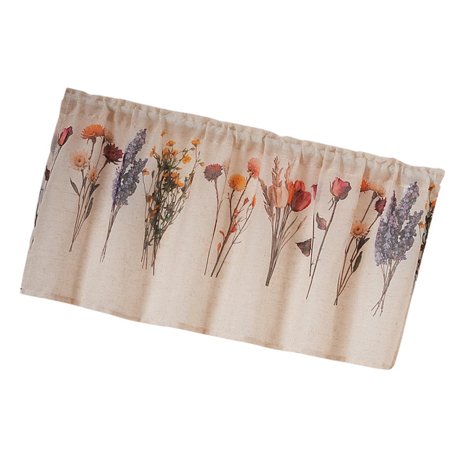 Buxuaaaa Natural Fiber Door Curtain with Dustproof Washable Linen Materials Installation for Rental Homes Linen Curtain