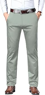 AVANOVA, Men's Stretch Dress Pants 126, Men, Classic Design for Business and Formal Occasions
