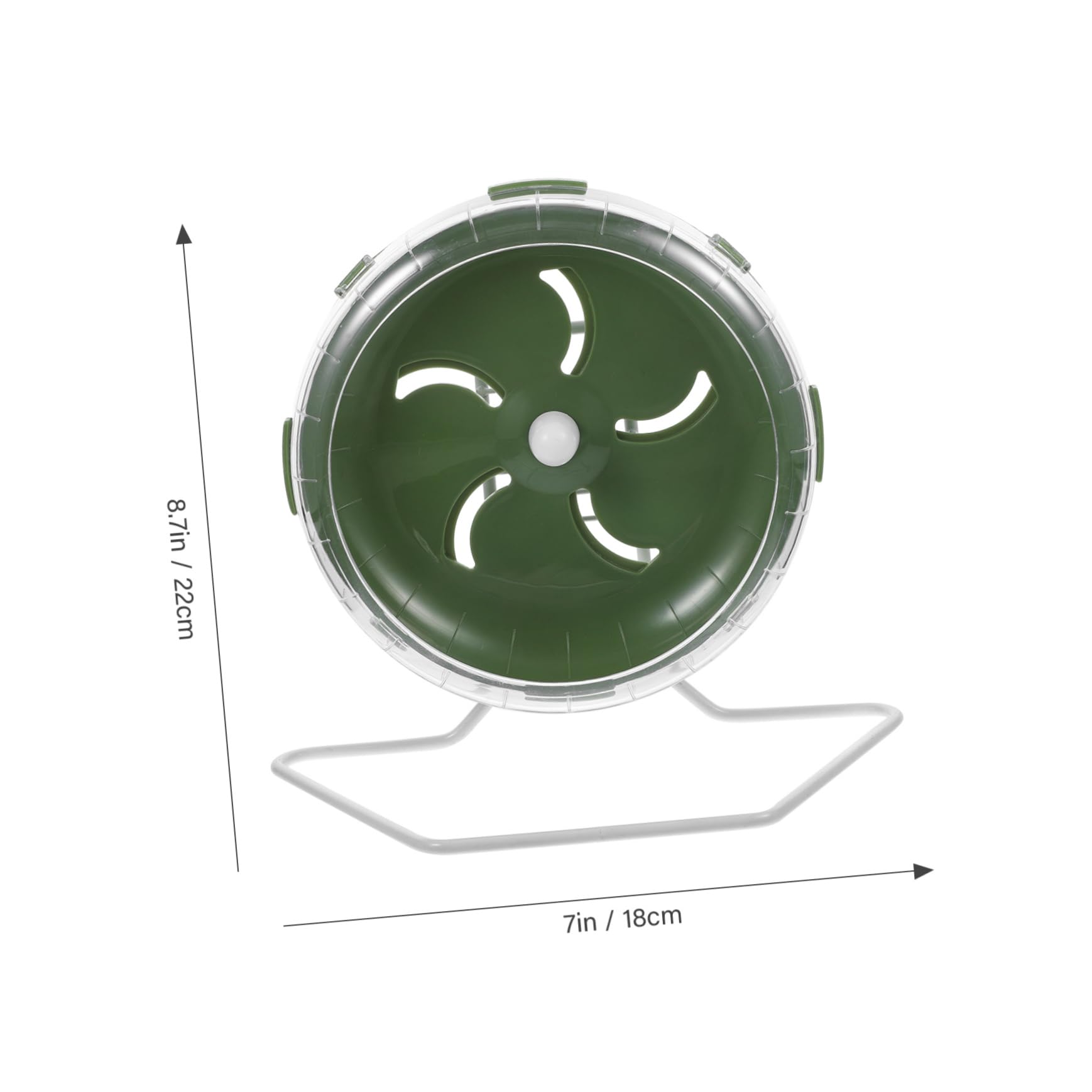 Toddmomy Ultra-Quiet Running Wheel for Hamsters Guinea Pigs Large Exercise Ball with Stand