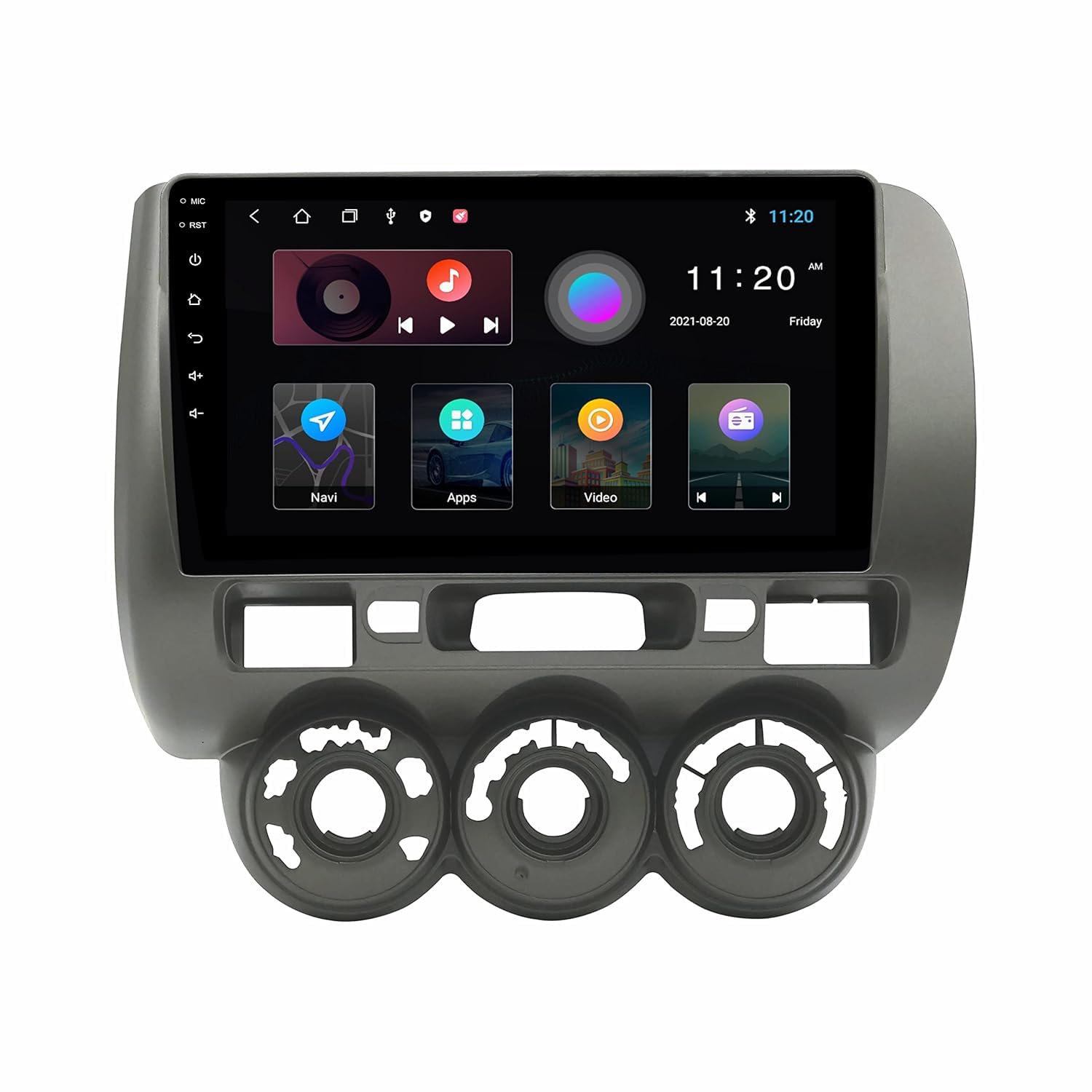 BASSOHOLIC 9" Android 14 Car Stereo for Honda City ZX (2004-08) | 4GB+64GB | Apple CarPlay & Android Auto | Full HD Touch | WiFi | Bluetooth | DSP Sound | Reverse Camera | Frame | 1 Year Warranty-image-9