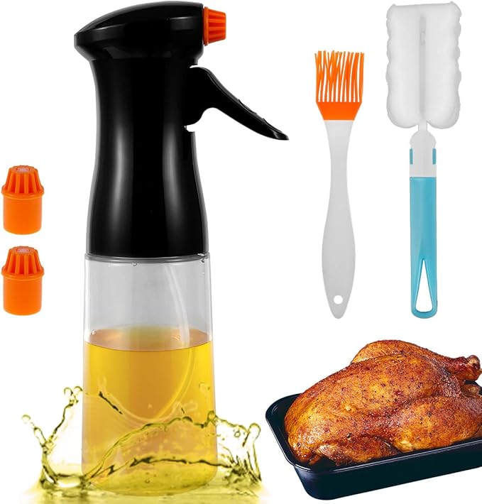 Ros097meri Oil Sprayer for Cooking 200ml Olive Oil Sprayer Mister