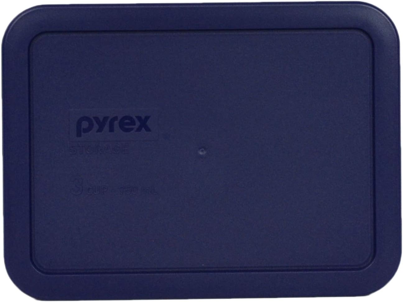 Pyrex 7210-PC 3 Cup Blue Food Storage Replacement Lid - Made in USA