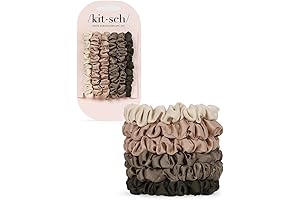 Kitsch Satin Hair Scrunchies for Kids - Gentler Than Silk Scrunchies, No...