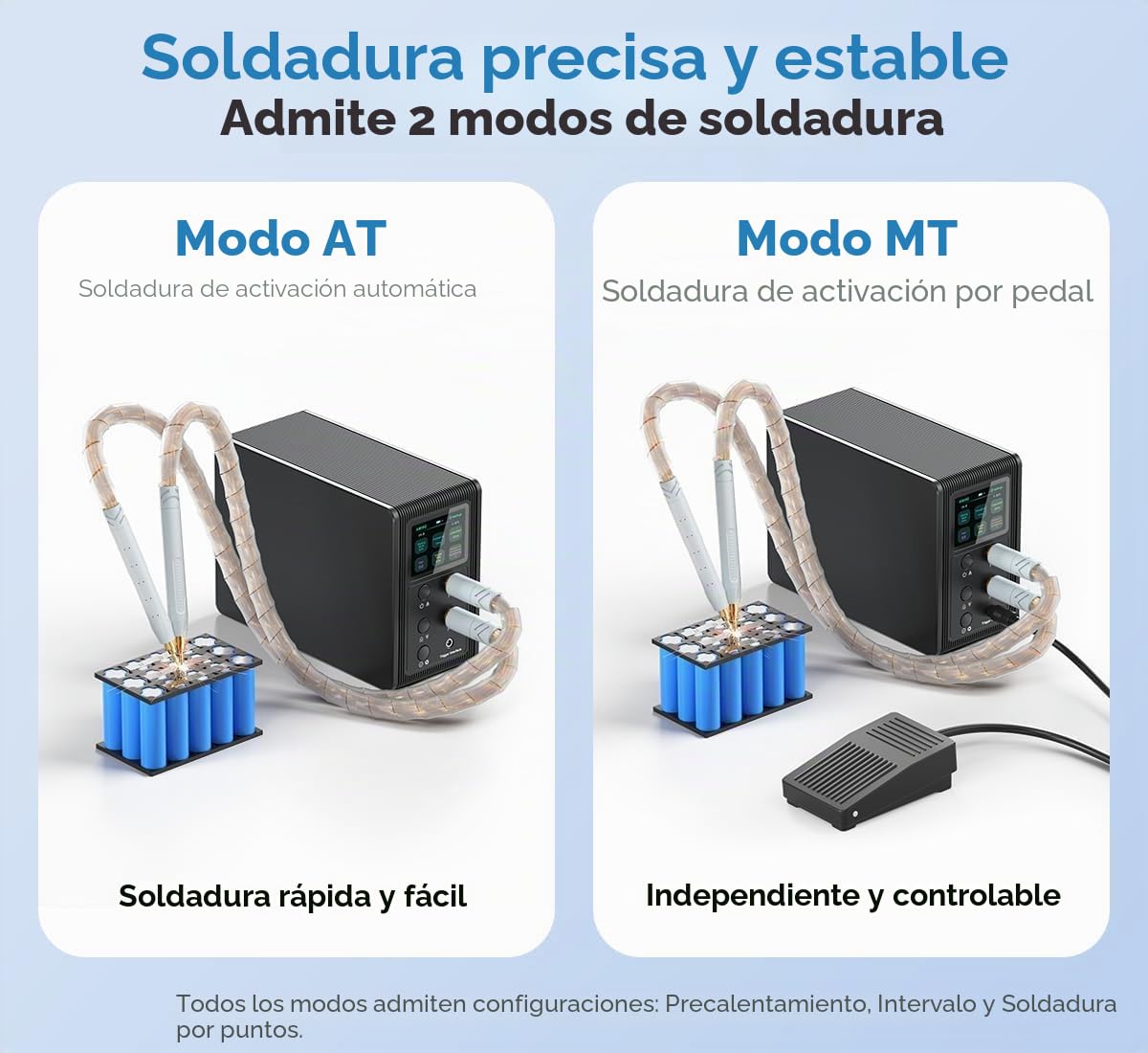14.6KW Soldador de Puntos con Batería con condensador Farad, soporta soldadura de cobre/níquel puro/chapas revestidas de níquel, para 18650, LiFePO4 batería de litio