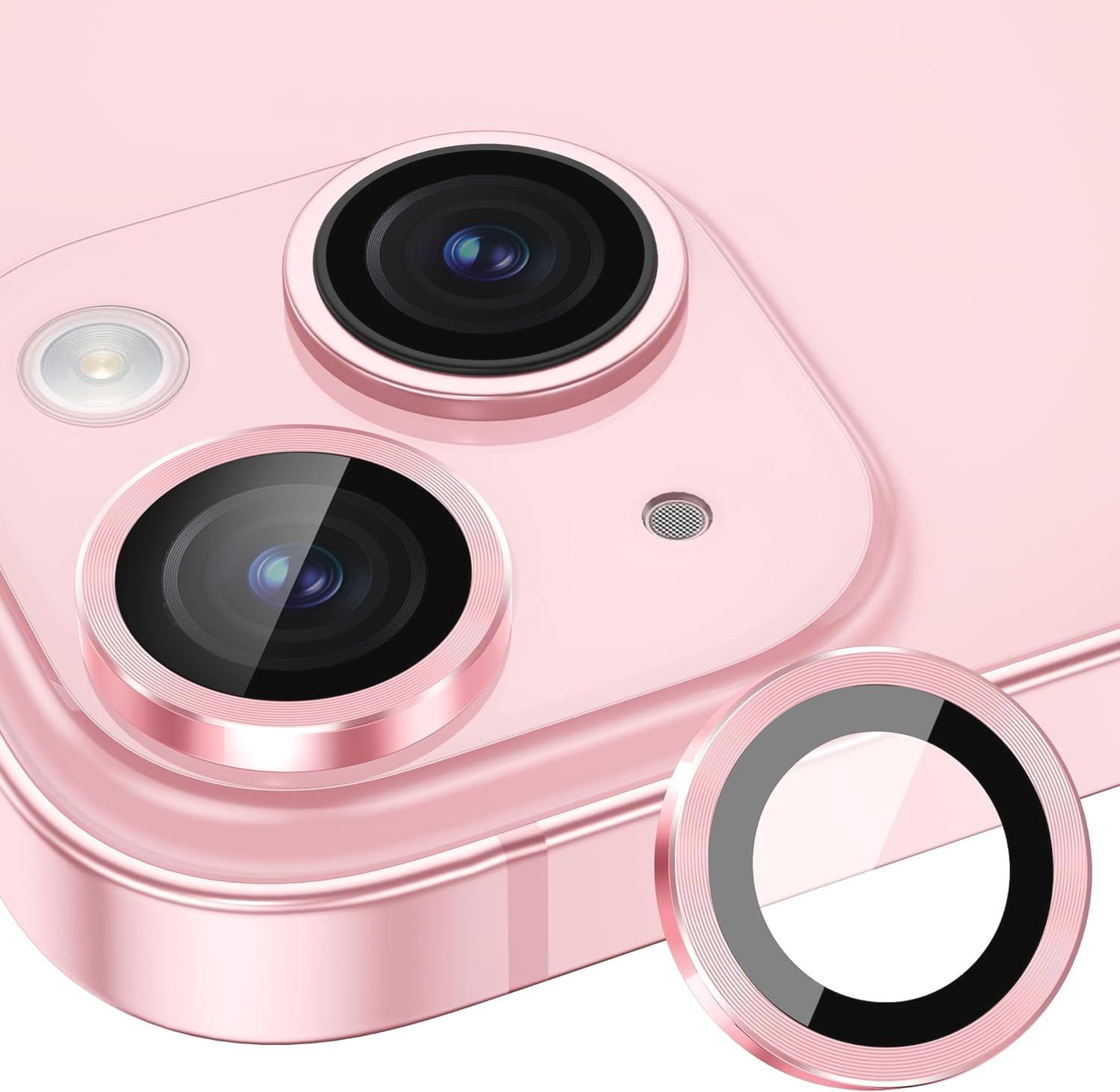 Camera Lens Protecter for iPhone 15/15 Plus, Aluminium Metal Frame Design Back Guard, Shatterproof, Scratch-Resistant Protection, Anti-Fingerprint Screen Cover Film Accessories, Pink (B0CJ36NXZ7) Amazon Price History, Amazon Price Tracker