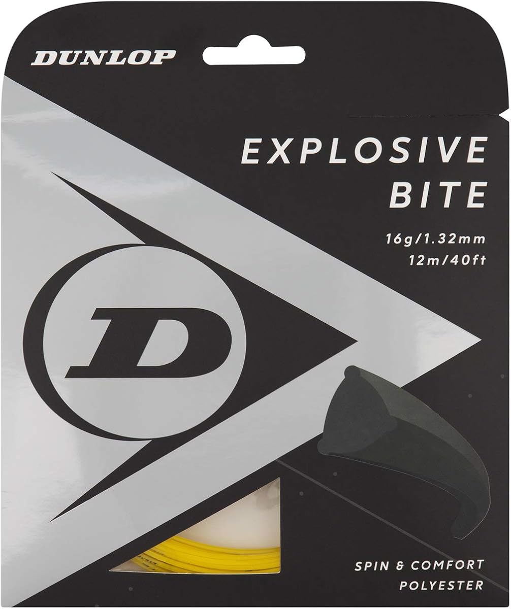 Cordaje de tenis Dunlop Explosive Bite (juegos de 40' y carretes de 660')