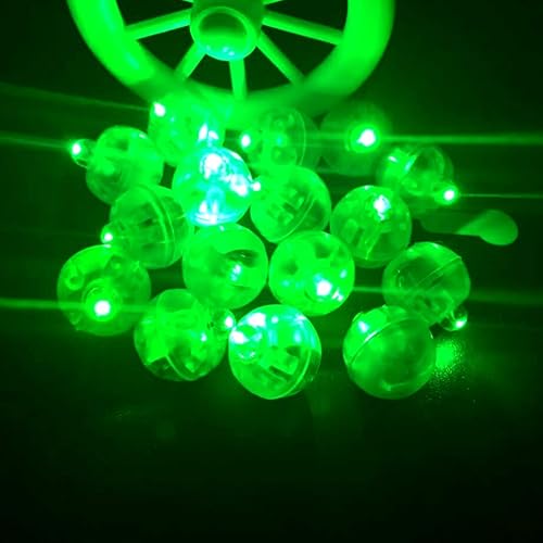 Miniatura 3 de Neo LOONS 100 unidslote 100 x verde redondo led bola lámpara globo luz largo tiempo de espera para linterna de papel globo luz fiesta boda decoración