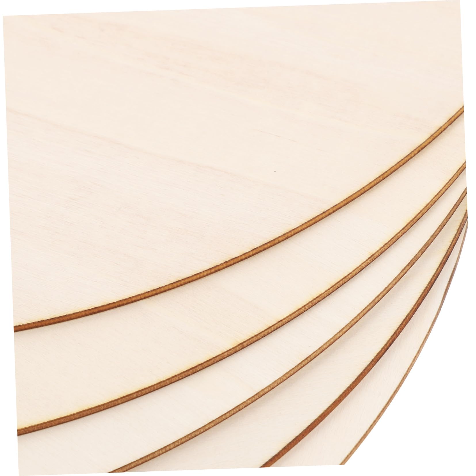Gadpiparty 5 Pezzi Dischi Rotondi in Legno Non Finito per Decorazioni DIY Facili da Appendere e Portare per Occasioni Speciali e Ville