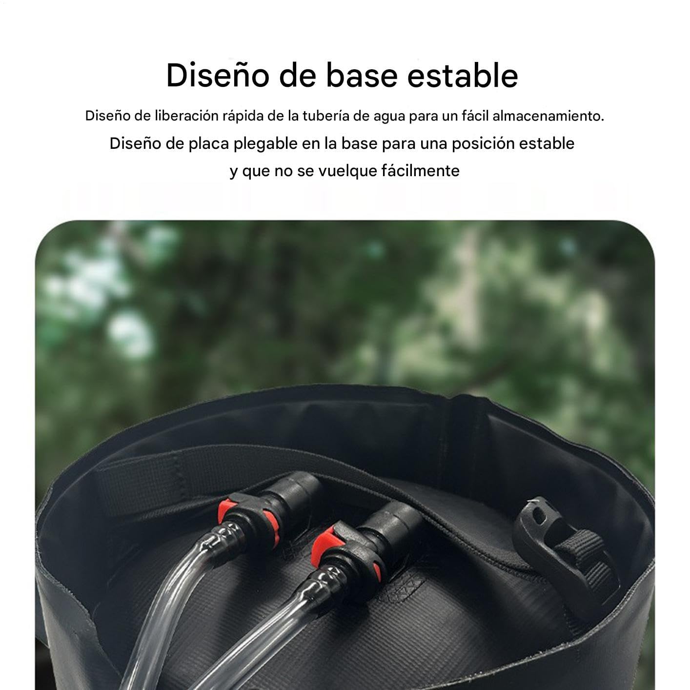 Ducha Camping Al Aire Libre 12 L Calentamiento Solar Manguera Desmontable | Duchas Solares Portátiles Para Acampar Equipo Senderismo, Playa, Natación, Accesorios Viaje, Aire Libre, Overlanding