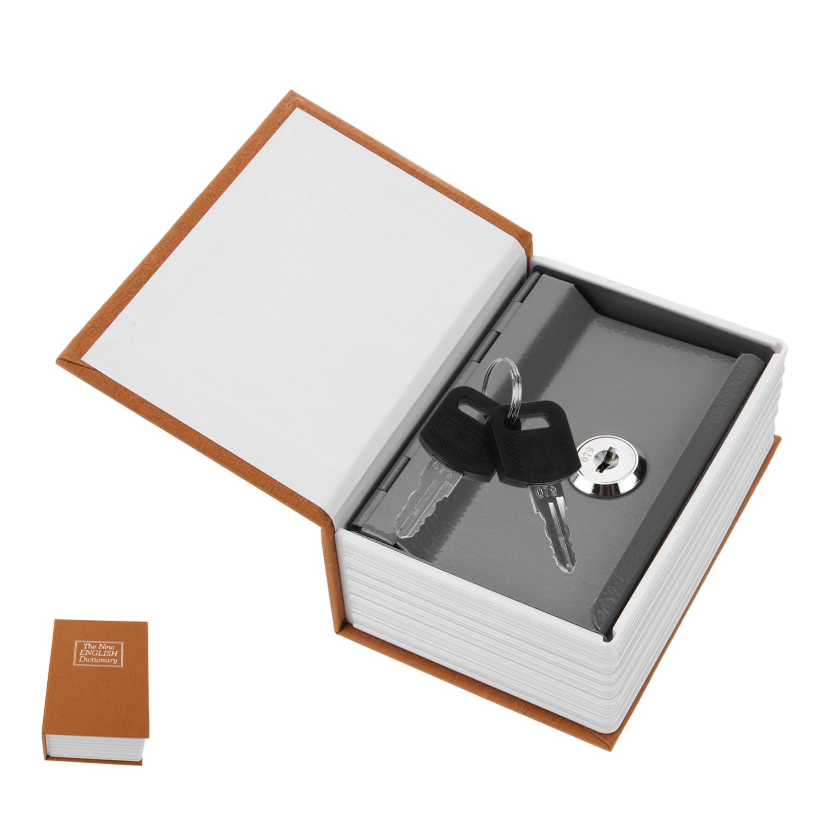 OSALADI 3piezas Caja De Ahorro Forma De Libro Con Cerradura Alcancía Creativa Para Monedas y Billetes Caja Fuerte Decorativa Para Habitaciones y Estudios
