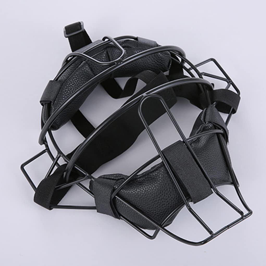 Masques de Receveur de Baseball, Couverture de Protection Contre Le Visage de Softball rembourré à Adulte, Masque de Garde de Gorge de Baseball léger, Casque de Receveur de Baseball pour