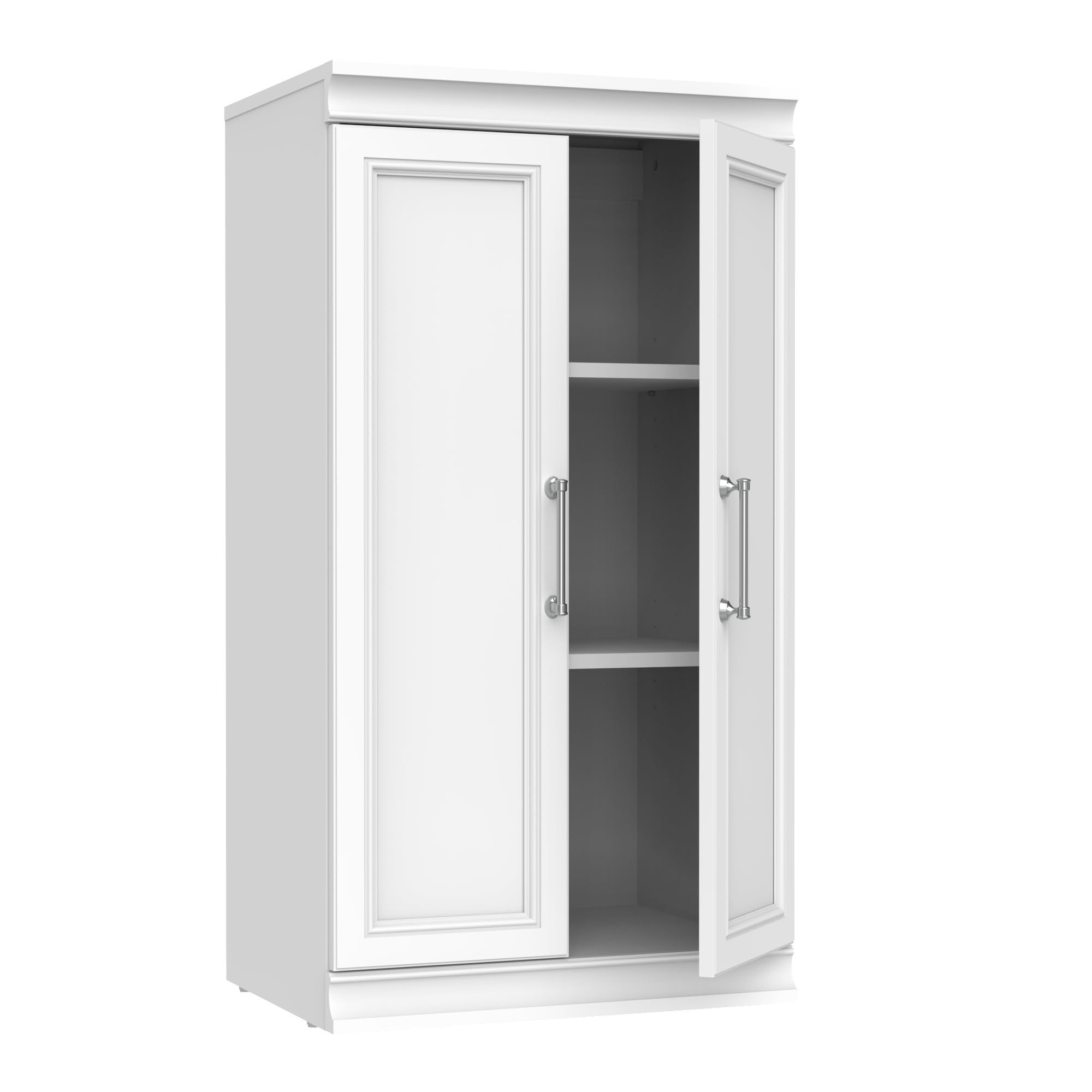 ClosetMaid Modular Storage 21.38-inch W 3-Shelf Storage Cabinet with Doors, White