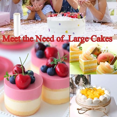 Miniatura 6 de Collar de acetato para tartas de 8 x 394 pulgadas, rollos transparentes para tartas, hojas de acetato transparente, rollo de acetato para hornear y