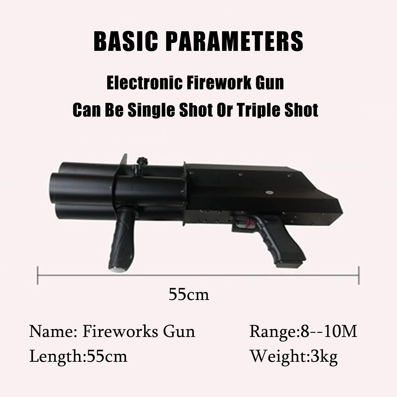 Cannone elettrico per coriandoli, pistola professionale per eventi, feste, matrimoni, concerti, spara coriandoli d'atmosfera