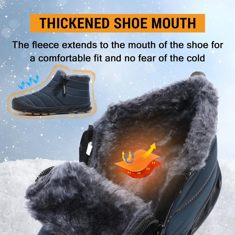 Hoylson Mädchen Winterstiefel - Gefüttert & Wasserdicht