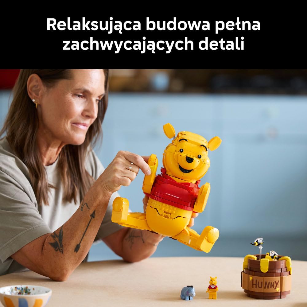 LEGO Disney Kubuś Puchatek 43300 | Model Kubusia Puchatka, zestaw dla dorosłych, prezent dla fana Disneya, 1399 elementów