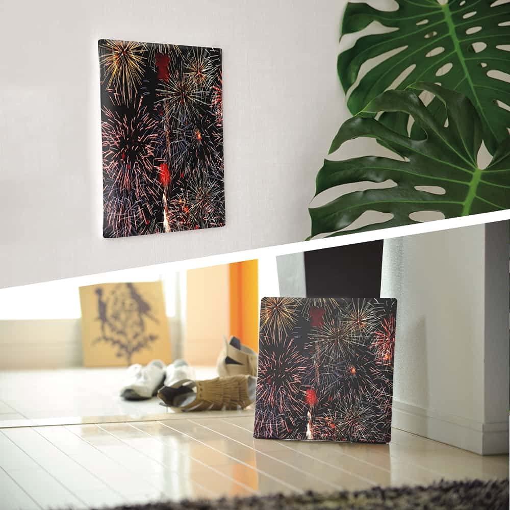 Amazon｜花火 光 アートパネル 30cm × 30cm 日本製 ポスター おしゃれ