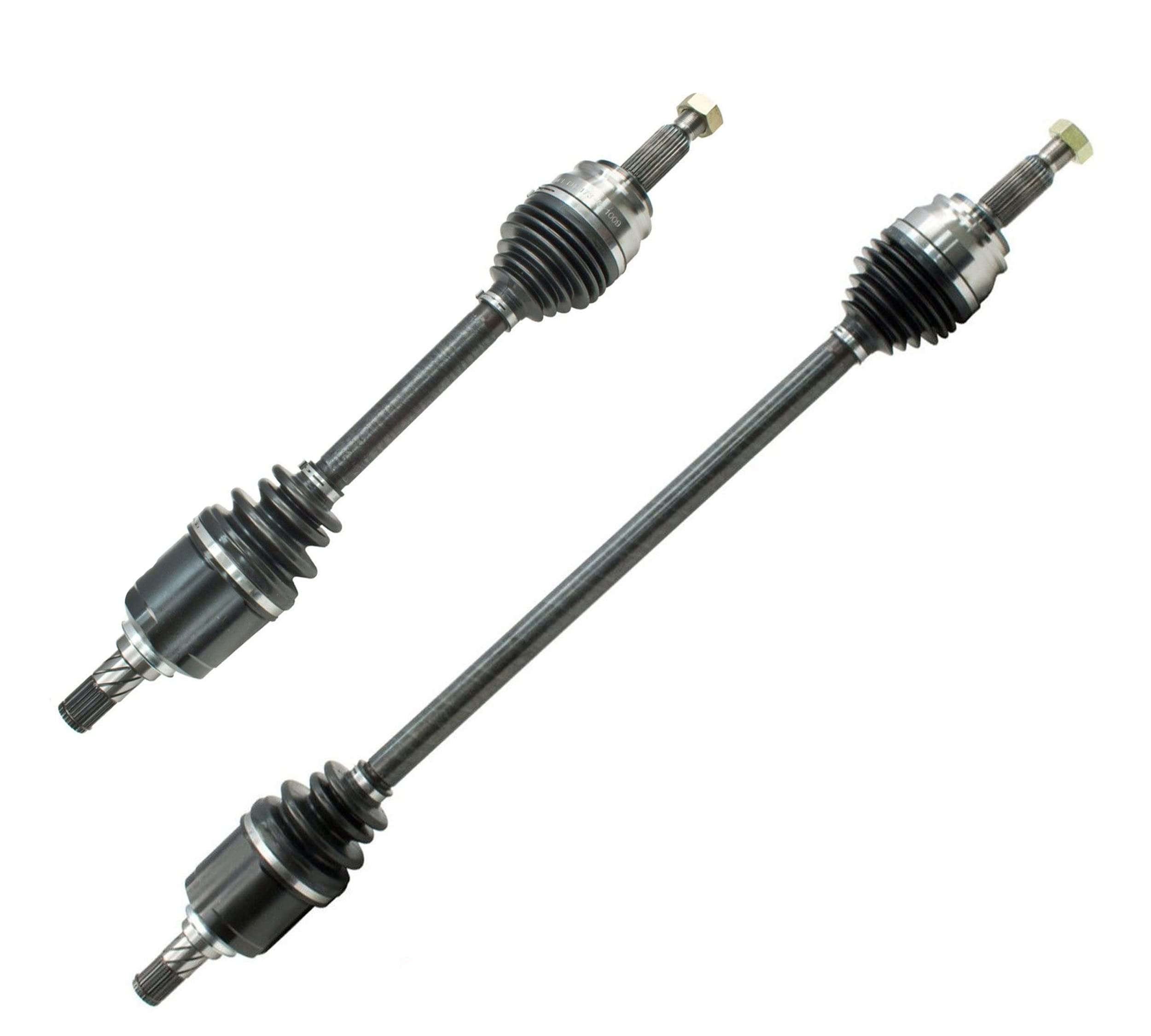 2 New DTA Front CV Axles Compatible with 2008-2017 Mitsubishi Lancer With FWD and Automatic CVT Transmission Only; Will NOT Fit Ralliart or Evolution Trims
