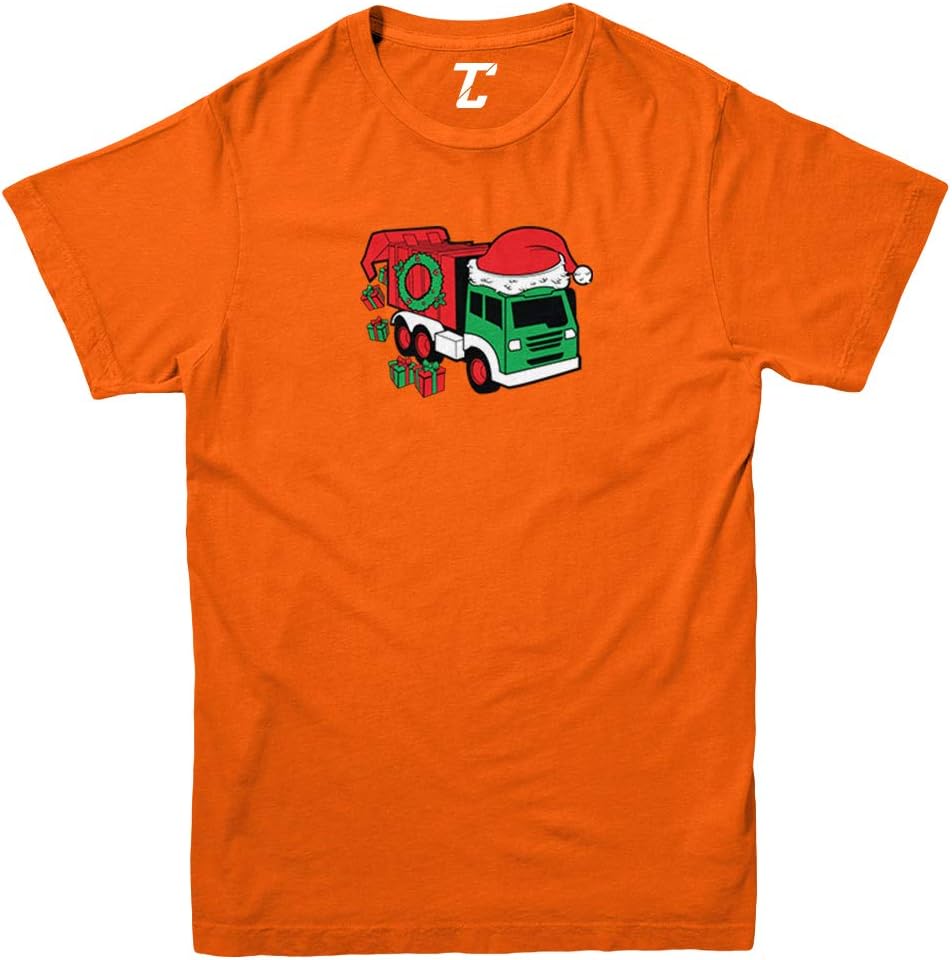 Christmas Garbage Truck - Wreath Lights Youth T-Shirt