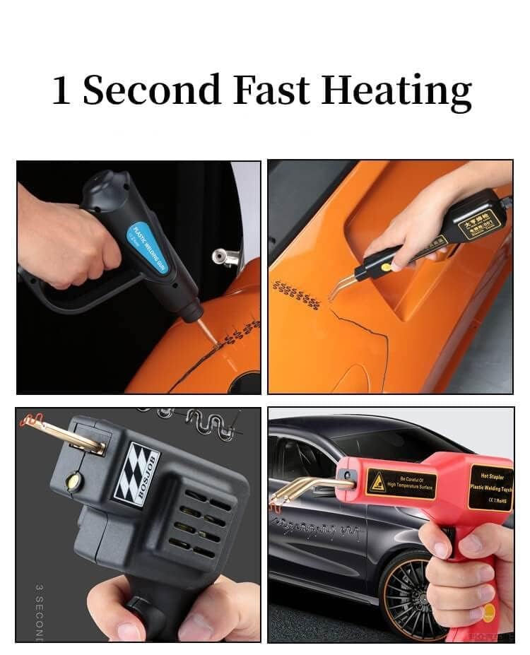 Image of Plastic Welding Staples Kit, 500 Piece, for Bumper, Fender, Dashboard and Headlight Repair