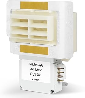 242303001 Refrigerator Damper Assembly, 3016452 Air Damper Control Assembly Replacement Compatible with Crosley Frigdaire White, Replaces 242303001, 3016452, AP5788340, PS8746718, EAP8746718