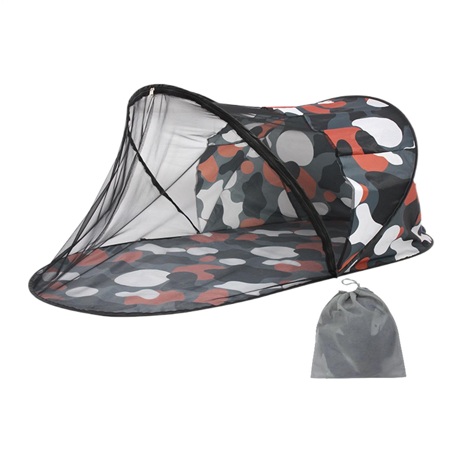 Moustiquaire de Camping Tente Pliante Portable Respirante à Ouverture | Moustiquaire De Patio Et Camping Pour Intérieur Extérieur Jardin Cour Arrière Maison Lit Sol Trip Camping