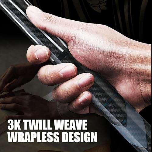 Miniatura 6 de CRICAL Carbon Fiber Pool Cue Stick 58" Billiard Cue Sticks Professional Low Deflection Pool Sticks with 38 * 8 Pin Joint and 12.5mm Tip