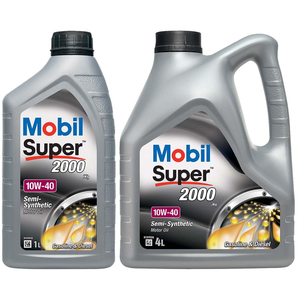 Mobil Super 2000 X1 10W40 Motor Yağı 4 L + 150549 X1 10W40 1 L
