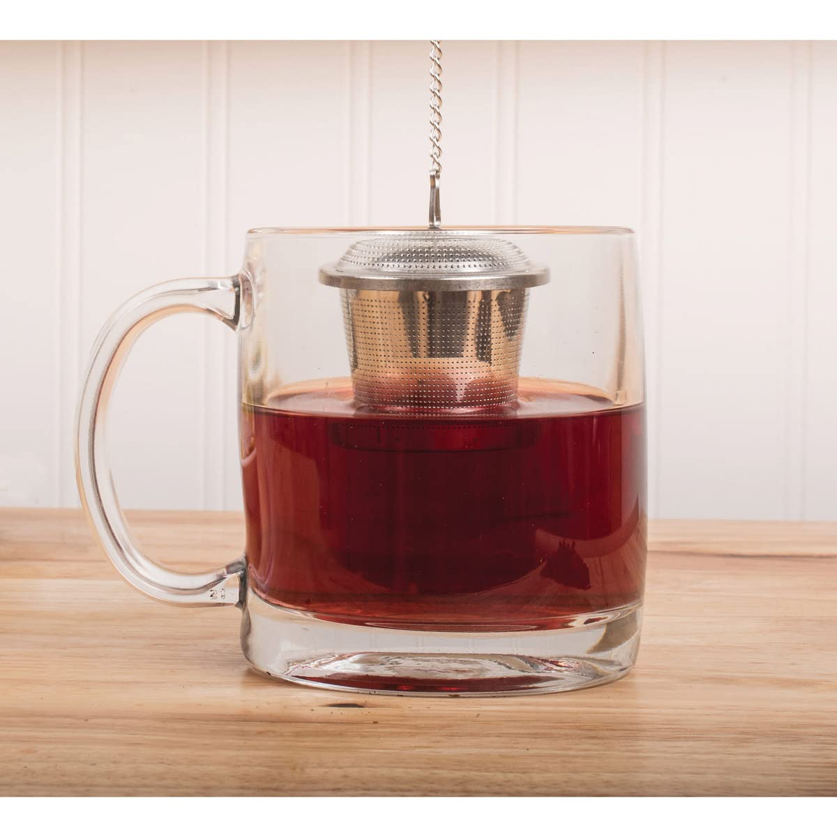 HIC Kitchen Large Barrel Tea Infuser, 18/8 Stainless Steel, 2-Inch