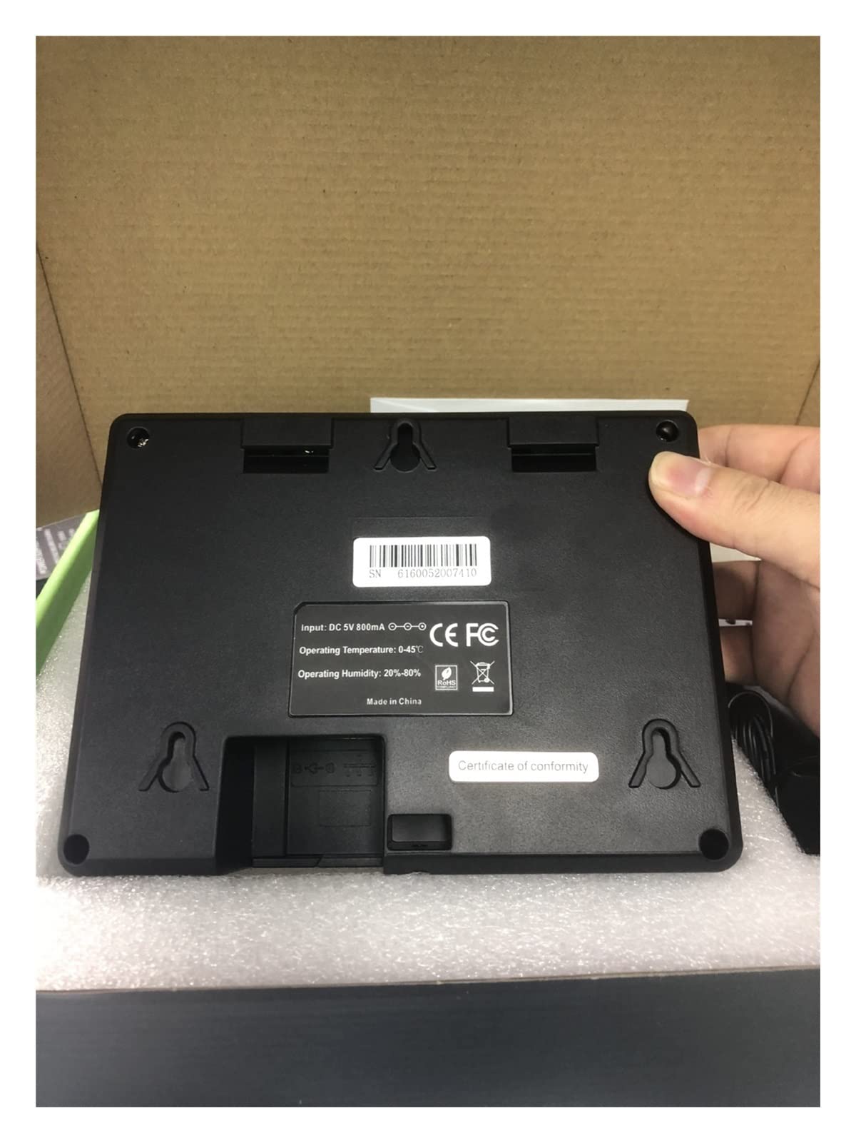 Macchina per le presenze ST200. Orologi temporali for impiegati Fingerprint PASSWORD PASSWORD MACCHINA MACCHINA IN ANDIORI E OUT MACCHINA MACCHINA MACCHINA Forniture per ufficio