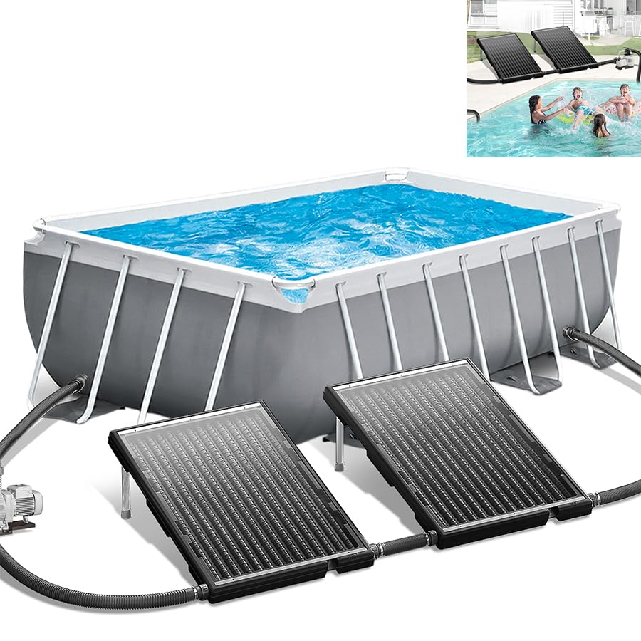 aufun 2 panneaux chauffage solaire
