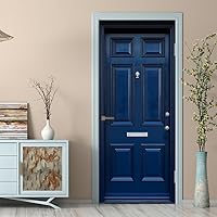 Vista 48 de Adhesivos 3D para puerta, murales para despegar y pegar, puerta de madera, papel tapiz autoadhesivo, extraíble, PVC, impermeable, póster