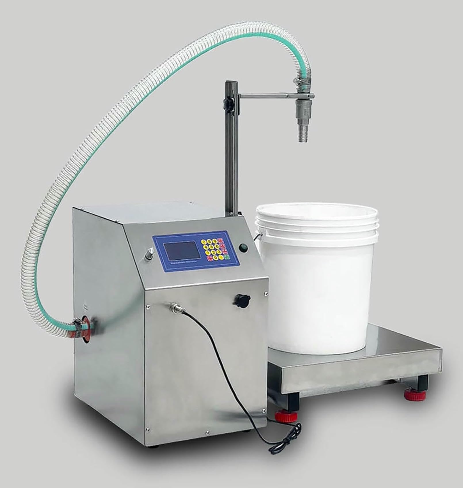Máquina De Llenado De Líquidos con Bomba De Diafragma, Embotelladora Automática con Control Digital para Aceites Esenciales, Vino, Detergente Líquido para Lavavajill