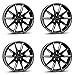 Produktbild 4x Borbet Felgen LX18 8.0x18 ET40 5x112 black matt silver spoke rim kompatibel mit Audi A3 A4 A6 A8 Q2 Q3 RS3 S3 S4 S8 SQ2 TT