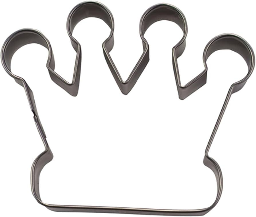 Staedter Formina Per Biscotti A Forma Di Corona, 7,5 Cm, In Acciaio Inossidabile, Ideale Per Pasticceria E Fai Da Te