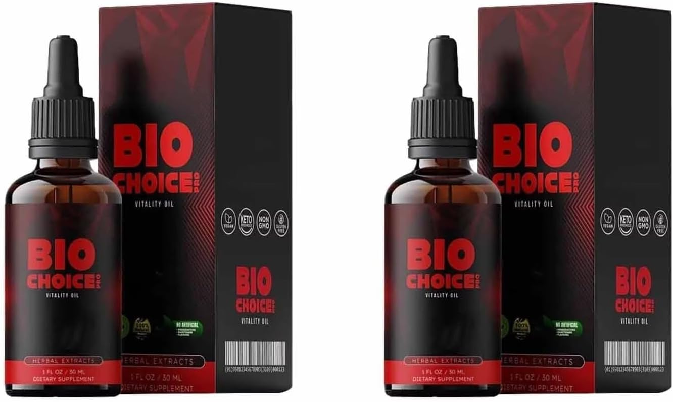 Bio Choice Pro Vitality Oil for Men,Bio Choice,Bio Choice Pro Vitality Nature Oil 1 Fl oz M, 2 Pack