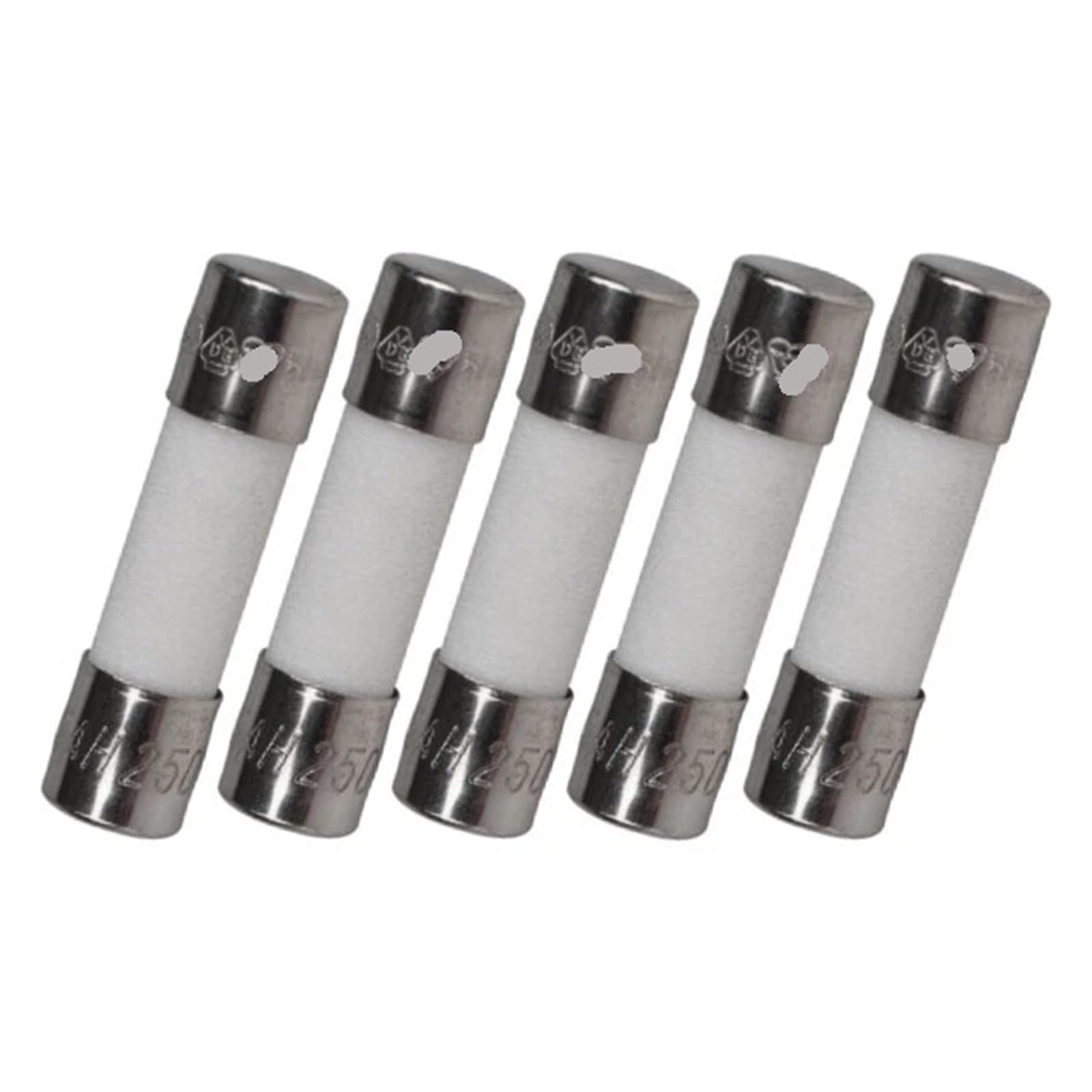 KXIWLUFV 5PCS 6.3A 250V Ceramic Fuse 5X20 Meters