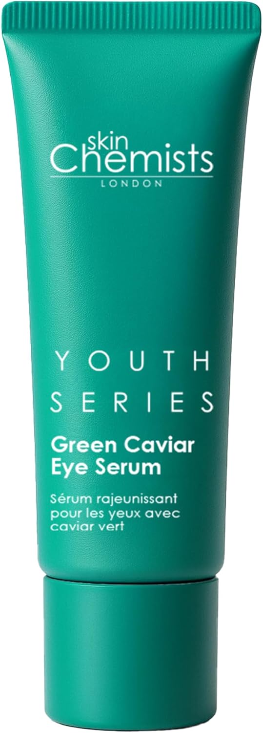 Skin Chemists Anti Aging Eye Serum 15ml | Under Eye Serum with Green Caviar Extract & Matrikine Peptide 6 – Advanced Anti-Aging Eye Wrinkle Serum Solution for Brighter, Firmer and Smoother Skin