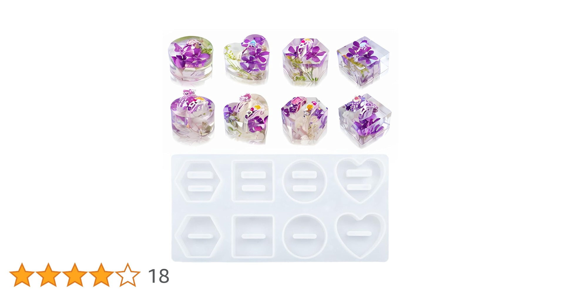 Amazon.co.jp: 【Ever garden】 シリコンモールド リングピロー 指輪