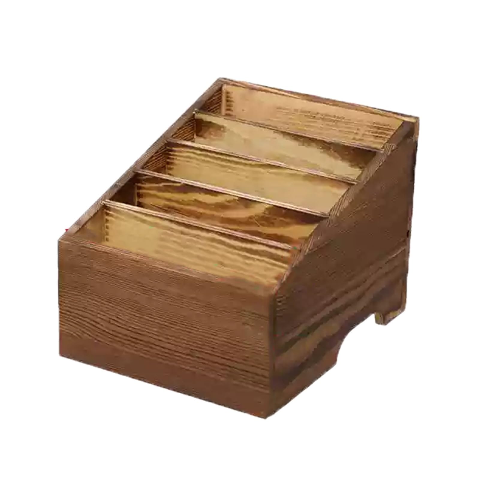 Mobile Phone Storage Cabinet Desktop Storage Box Wooden Mobile Phone Storage Cabinet,Solid Wood Structure Small Body Easy to Move,Suitable for School Office Training Institutions(Color 3,5 grids)