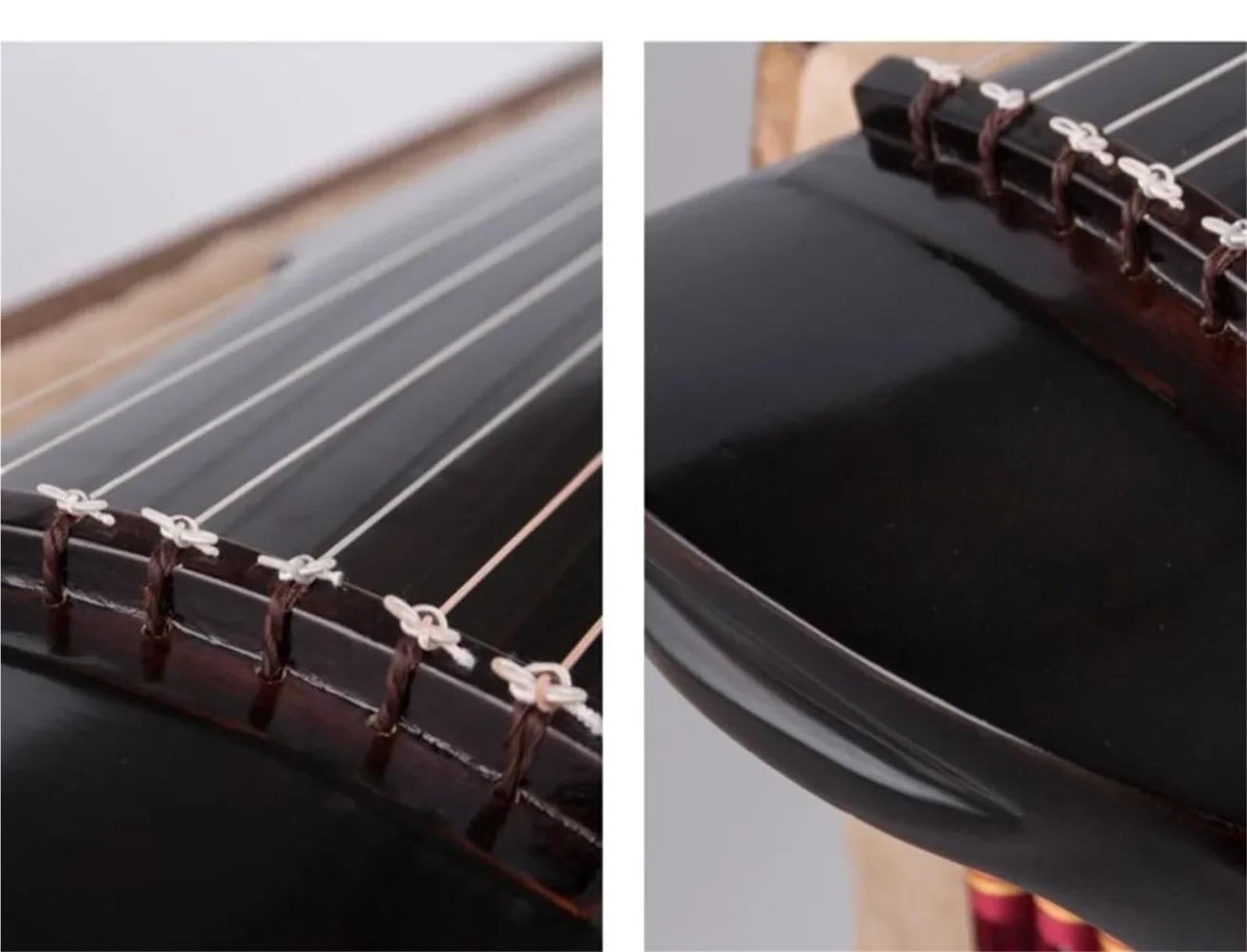 Guqin Siete Cítara china de cuerda hecha a mano profesionalmente para principiantes, instrumento de cuerda tradicional