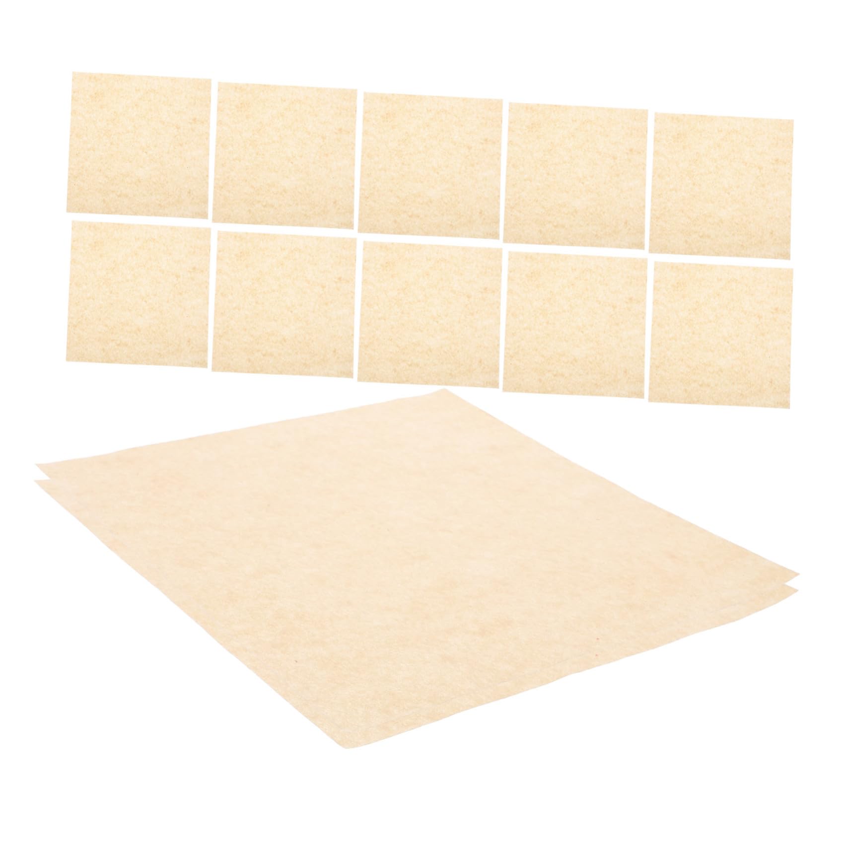 Carta da Forno Antiaderente 20x20 Cm in Carta Alimentare Resistente al Calore per Fritture e Snack, Assorbente Olio Cucina per Feste e Ristorazione, Confezione da 500 Fogli
